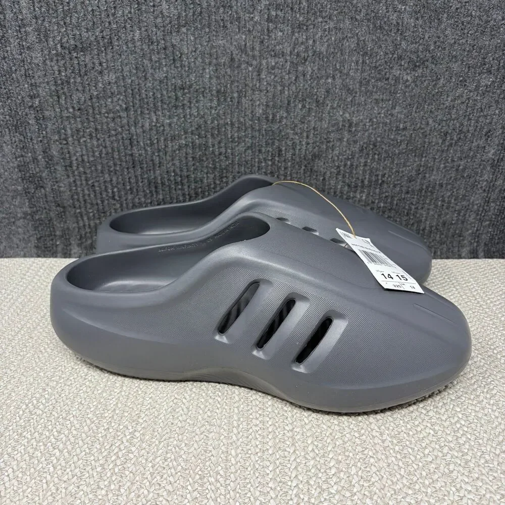 NEW Adidas AdiFOM IIInfinity Slip-On Mule Clogs Grey JI0402 Men’s Size 14
